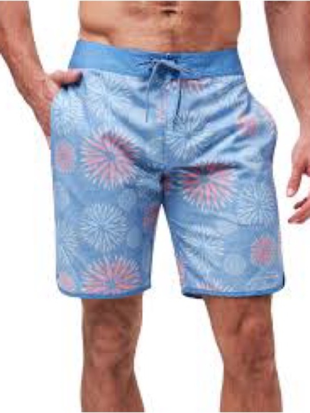 TravisMathew Heather Gray Sand Smuggler Board Shorts Swim Trunks Size: 36